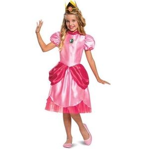 NWT. DISGUISE Super Mario Kids Princess Peach Costume